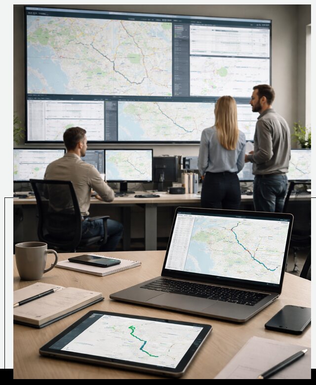 Трекинг грузов и Fleet Management, мониторинг автопарка в Воркуте